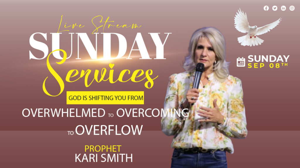 God is shifting you from OVERWHELMED to OVERCOMING to OVERFLOW